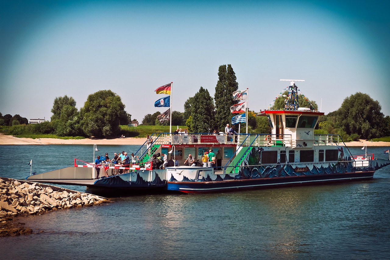 river ferry water free photo