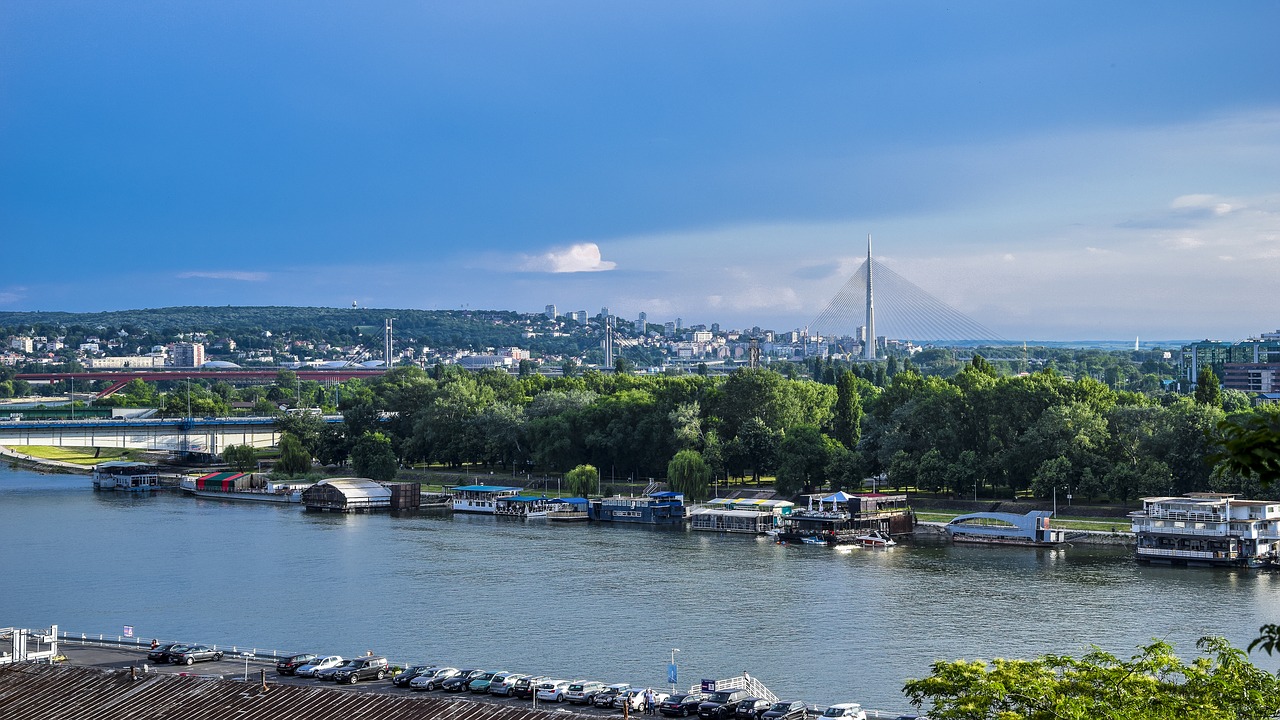 river sava newbelgrade free photo