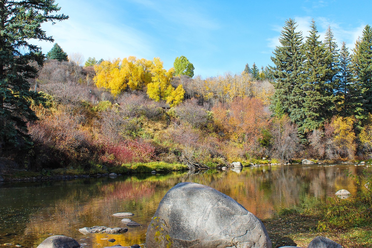 river colorado autumn free photo