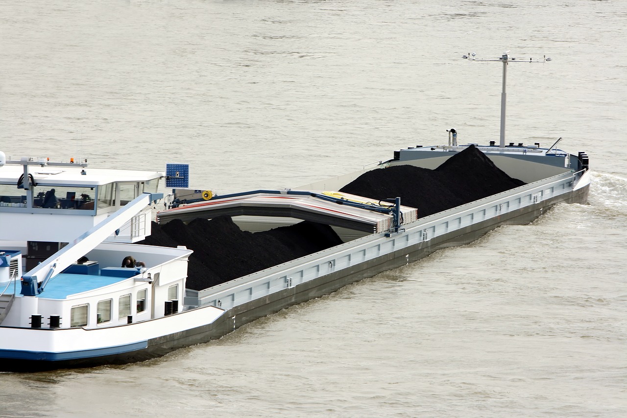 river transport shipping free photo