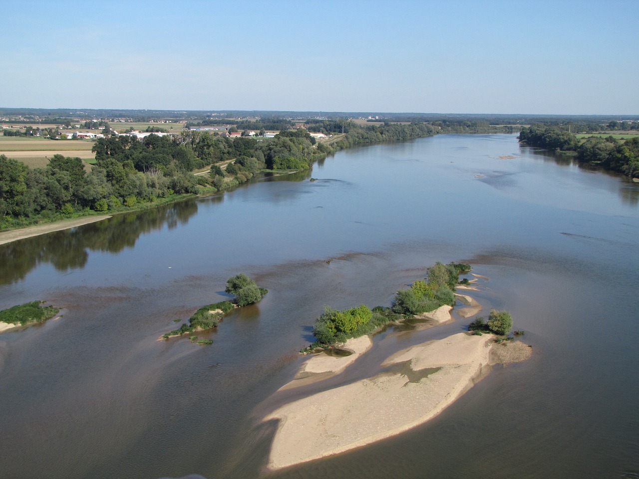 river loire air free photo