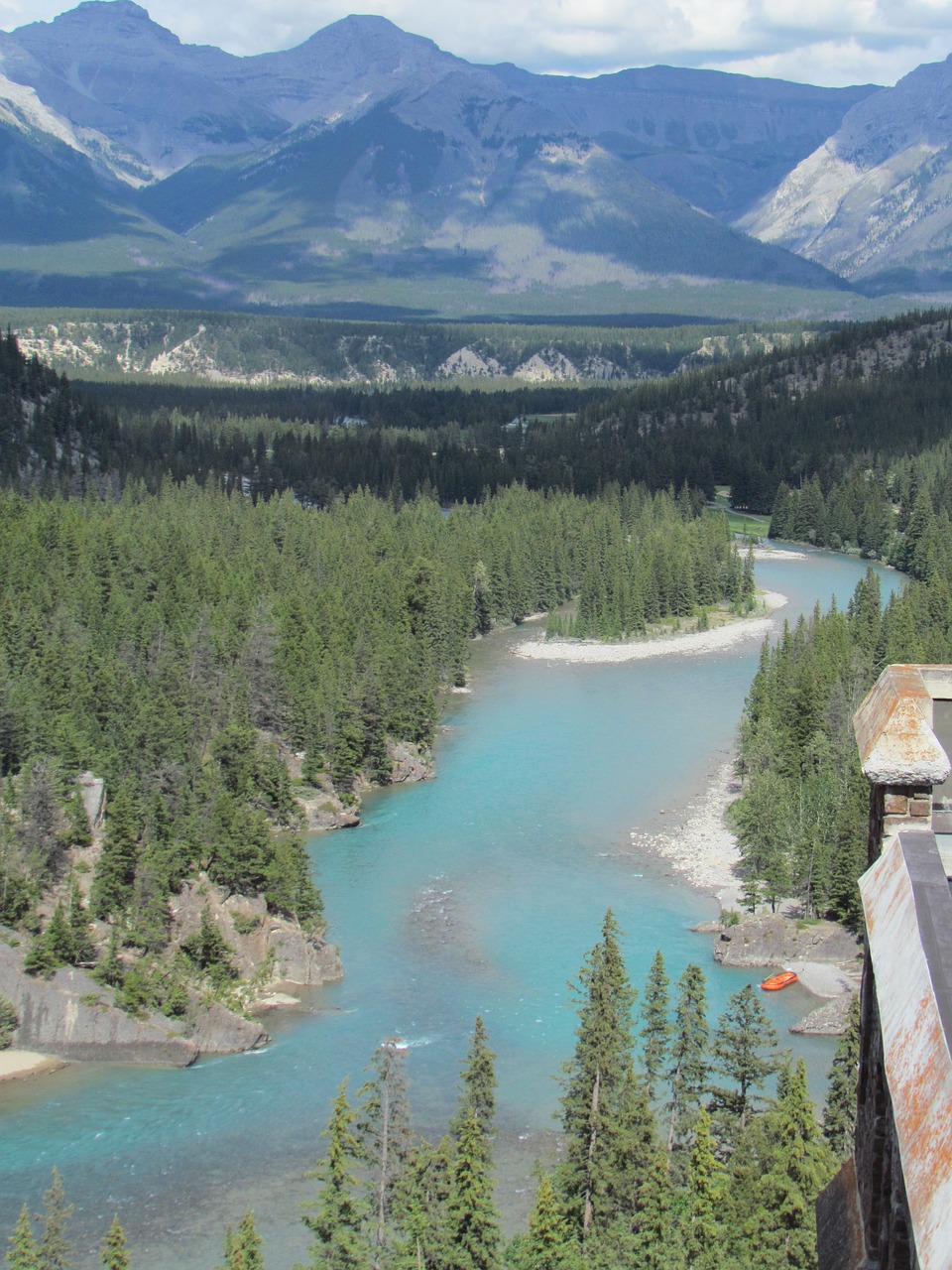 river canada mountain free photo