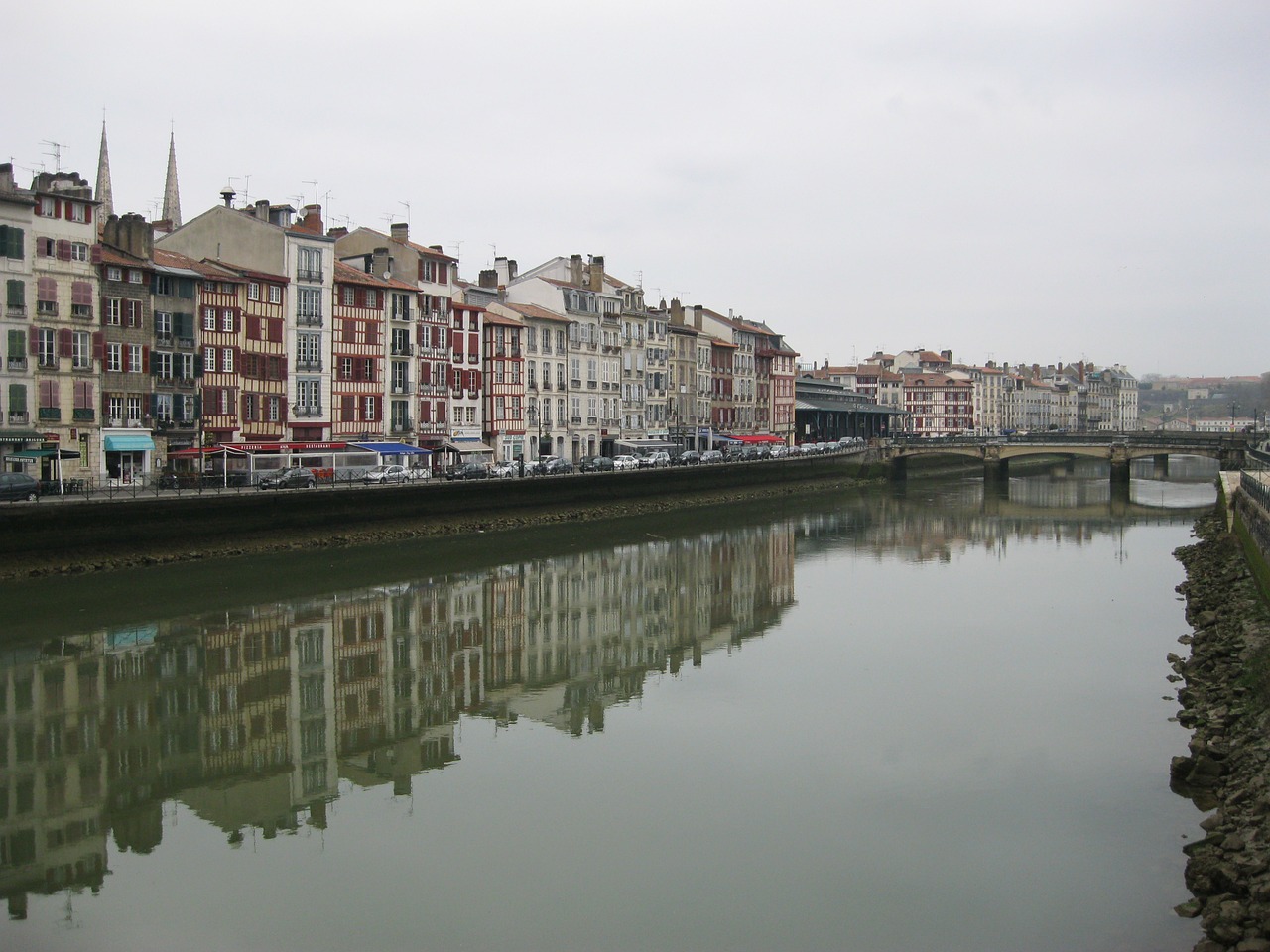 river landscape hendaye free photo