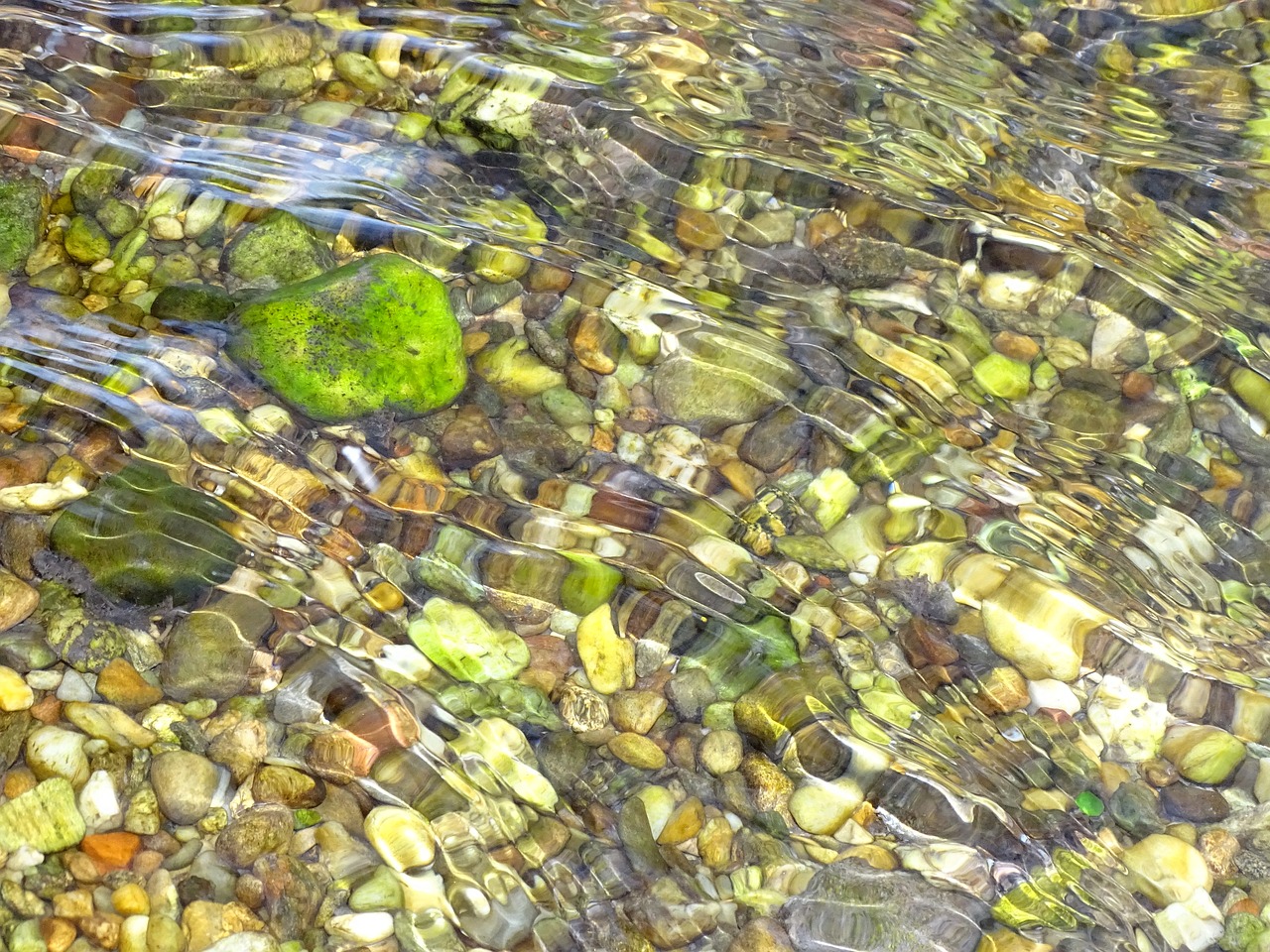 river stones water free photo