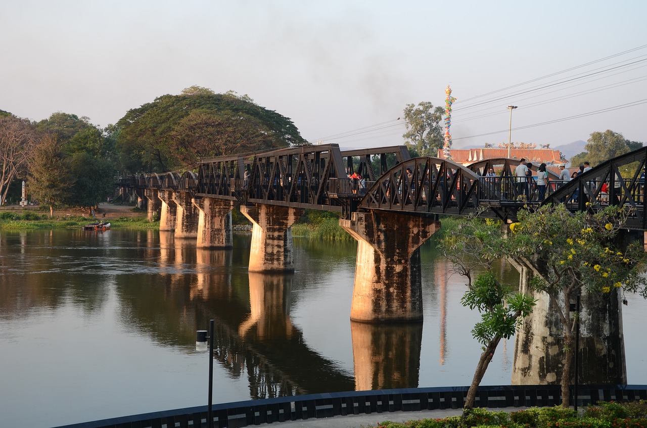 river kwai bridge free photo