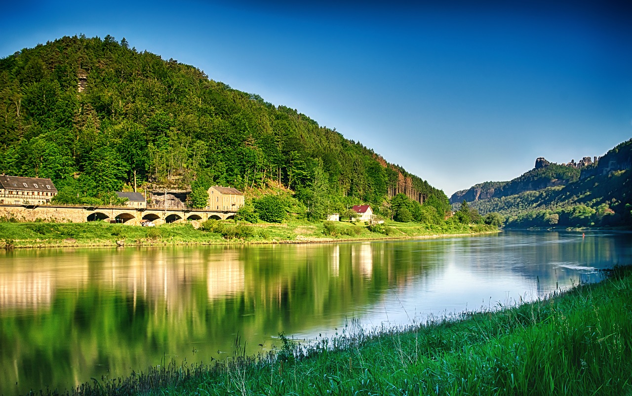 river elbe water free photo