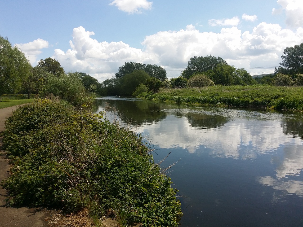 river wellingborough nene river free photo