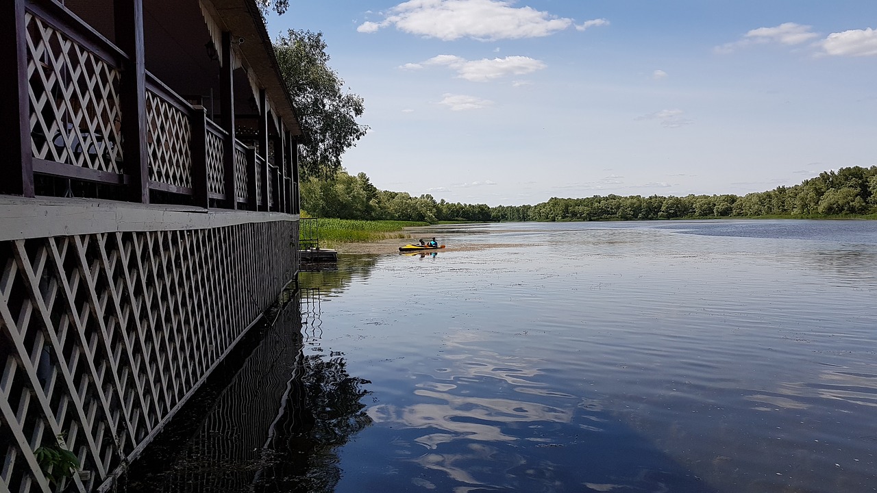 river water backwater free photo