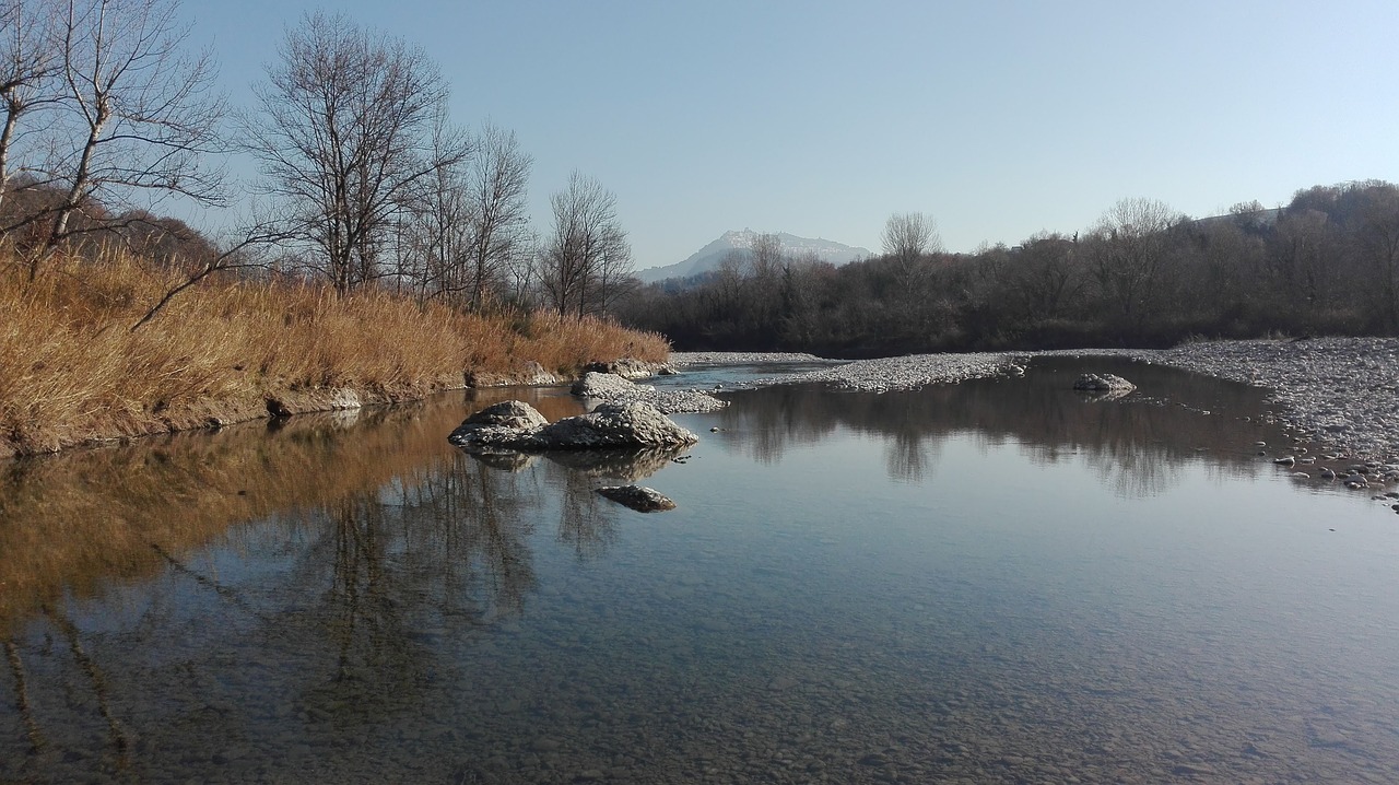 river winter marecchia free photo