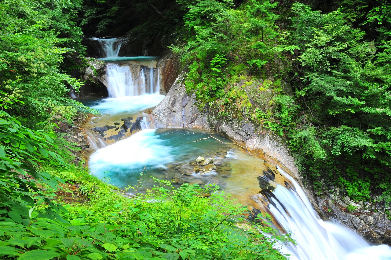 river waterfall natural free photo