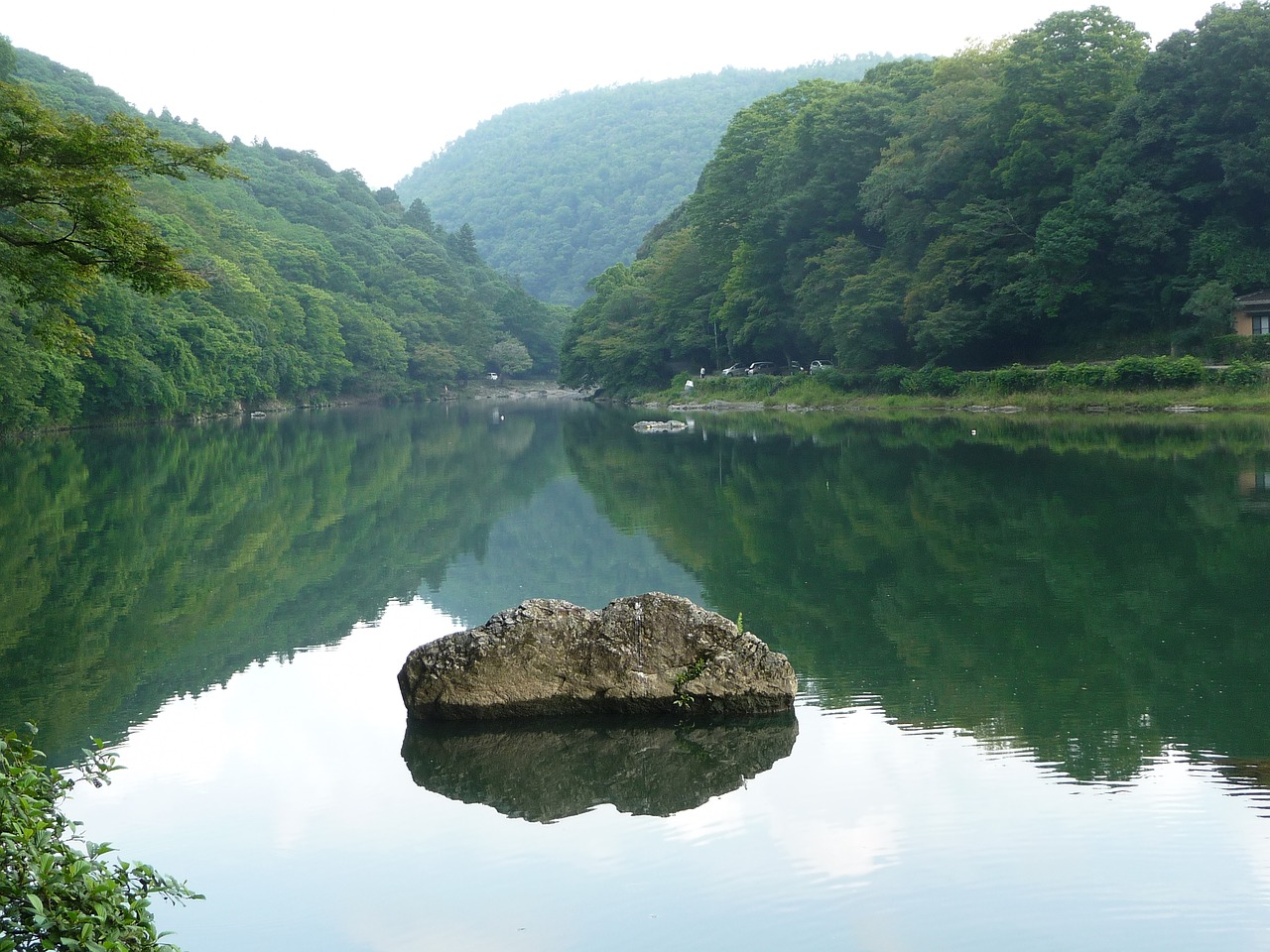 river kyoto japan free photo