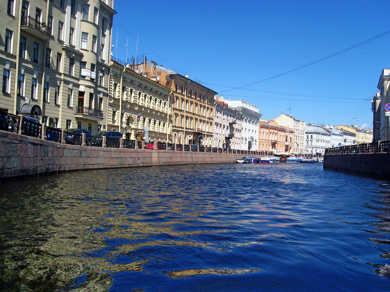 river moyka buildings free photo