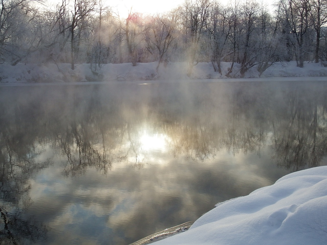 river back on track bend free photo