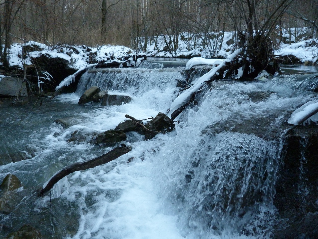 river waterfall water free photo