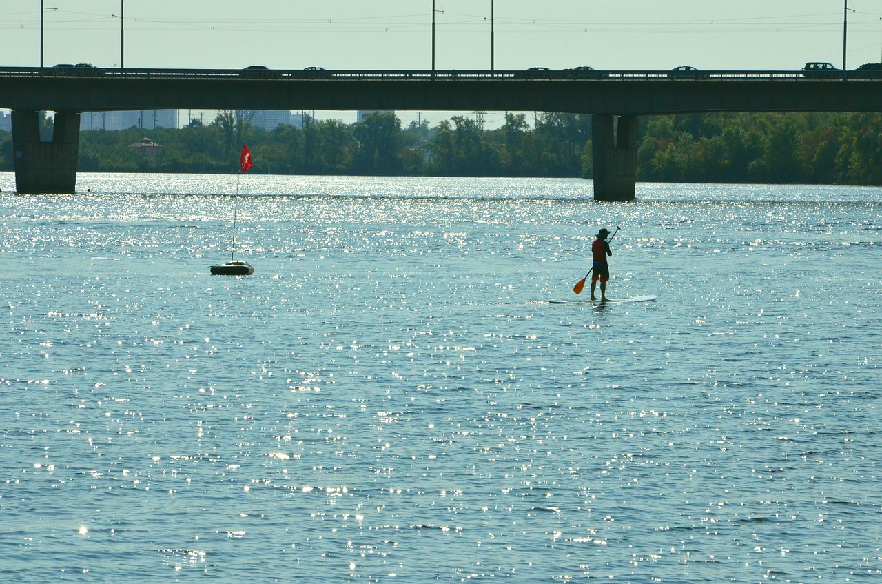 river bridge the boatman free photo