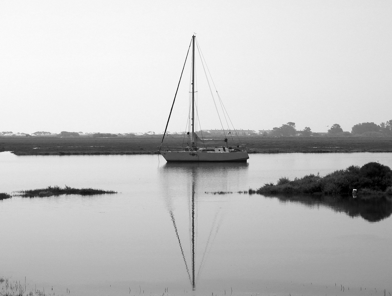 river seariver sailing boat free photo