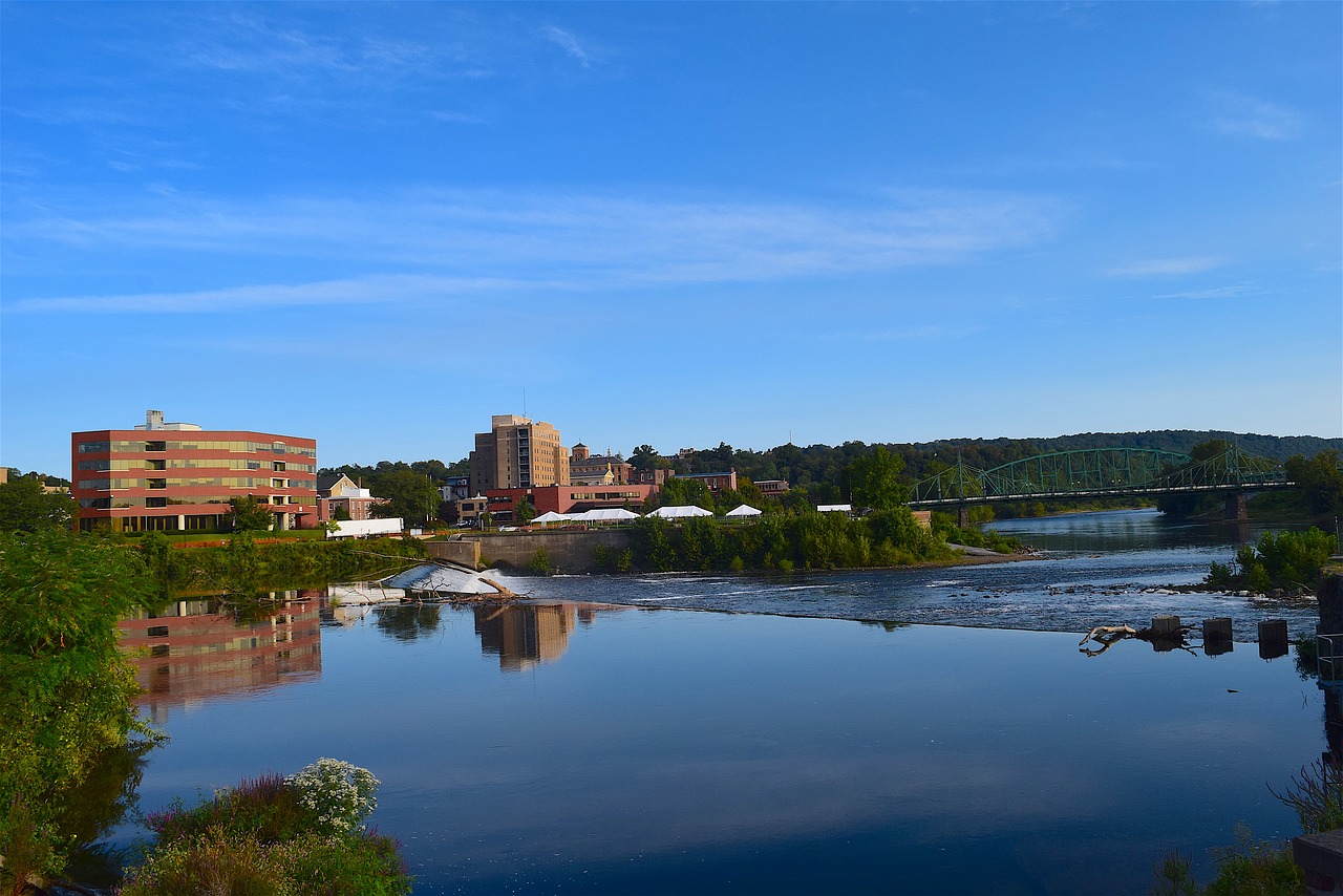 river water bridge free photo