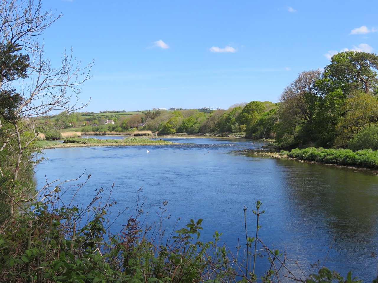 river landscape water free photo