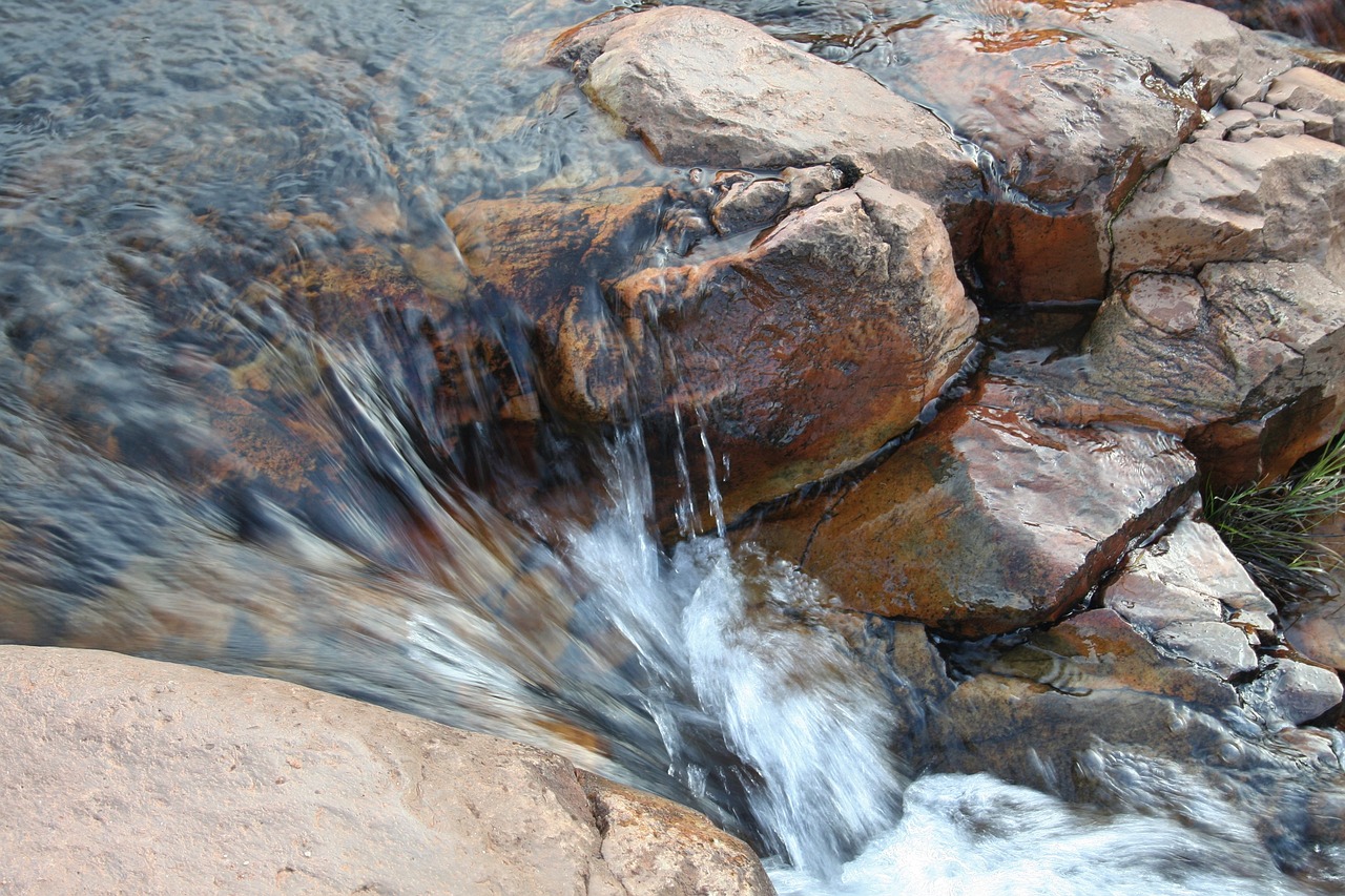 river rocks motion free photo