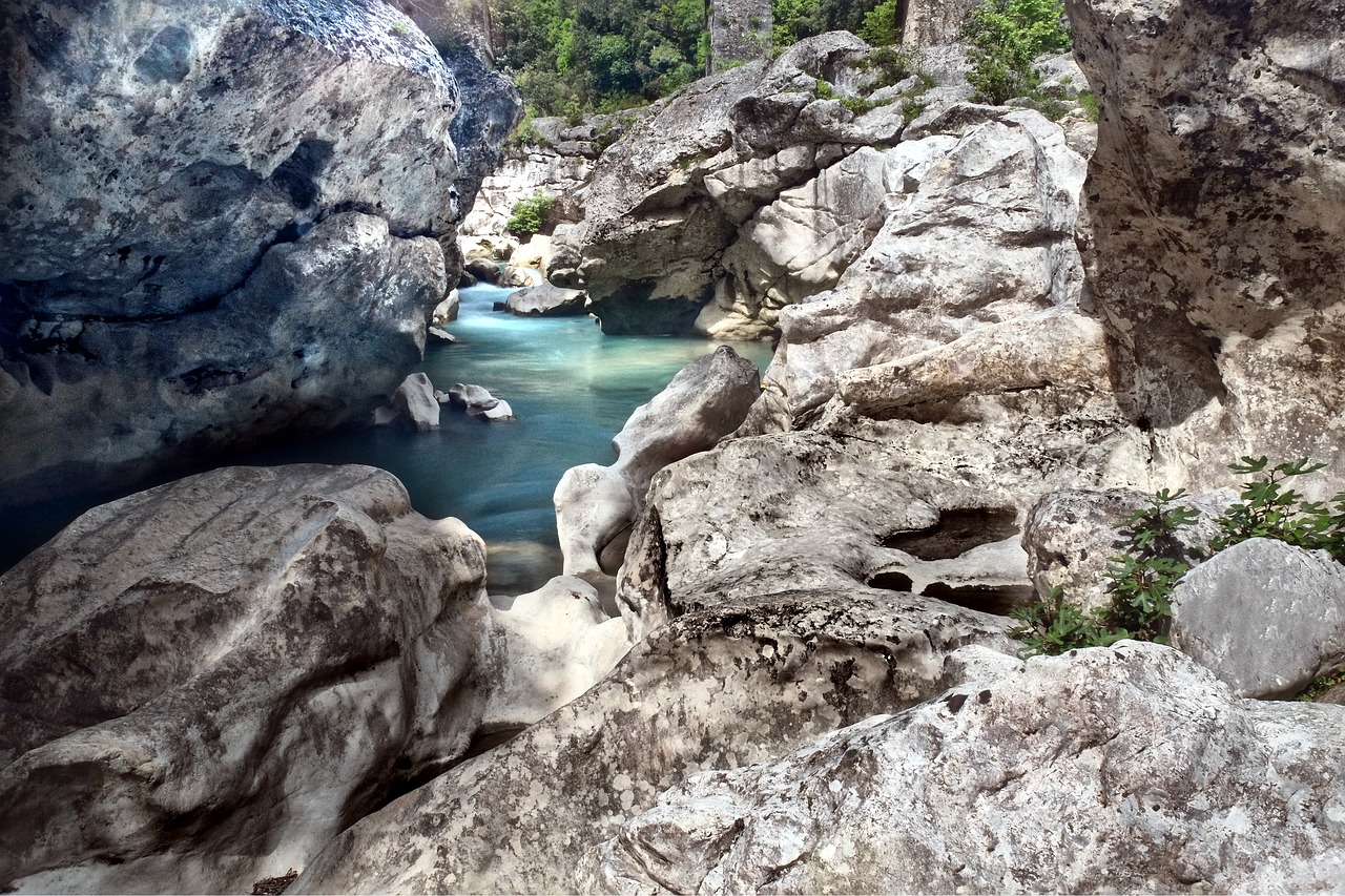 river water rocks free photo