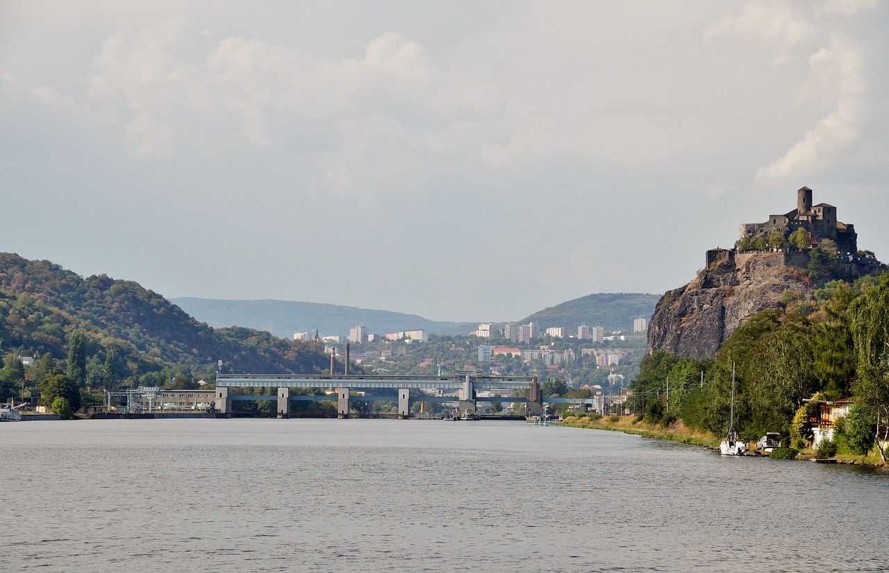 river  elbe  ústí nad labem free photo