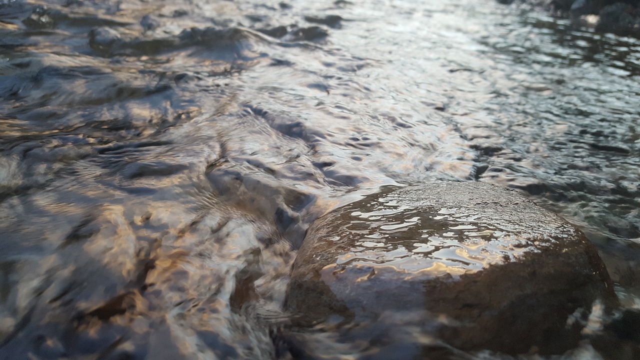 river  water  stones free photo