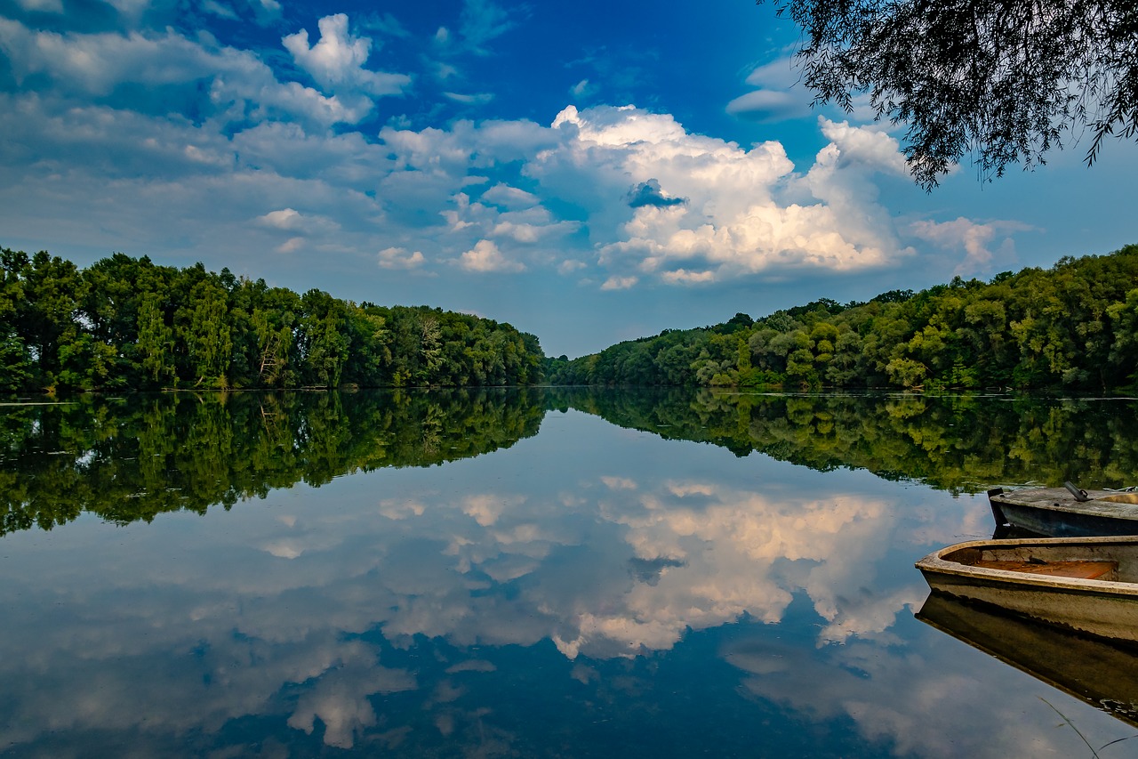 river  clouds  bavaria free photo