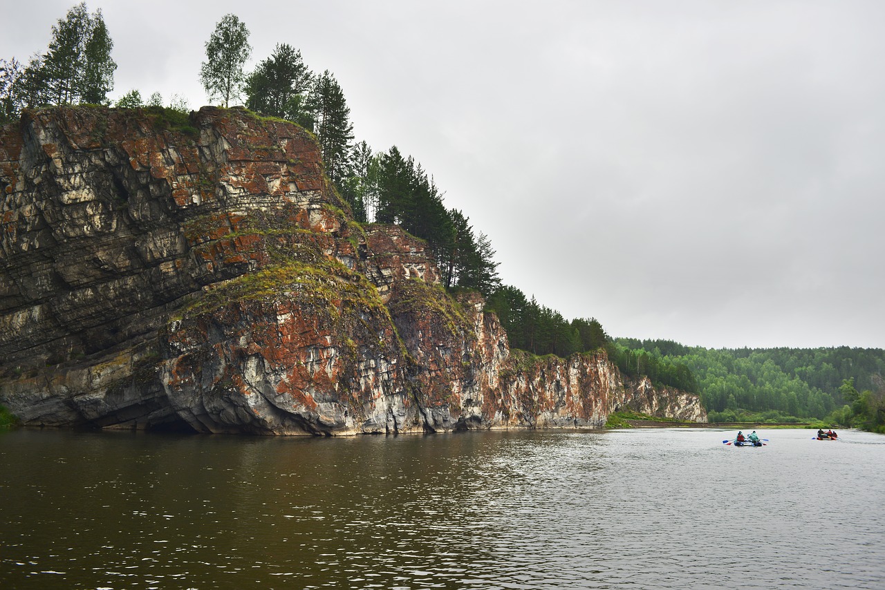 river  ural  catamarans free photo