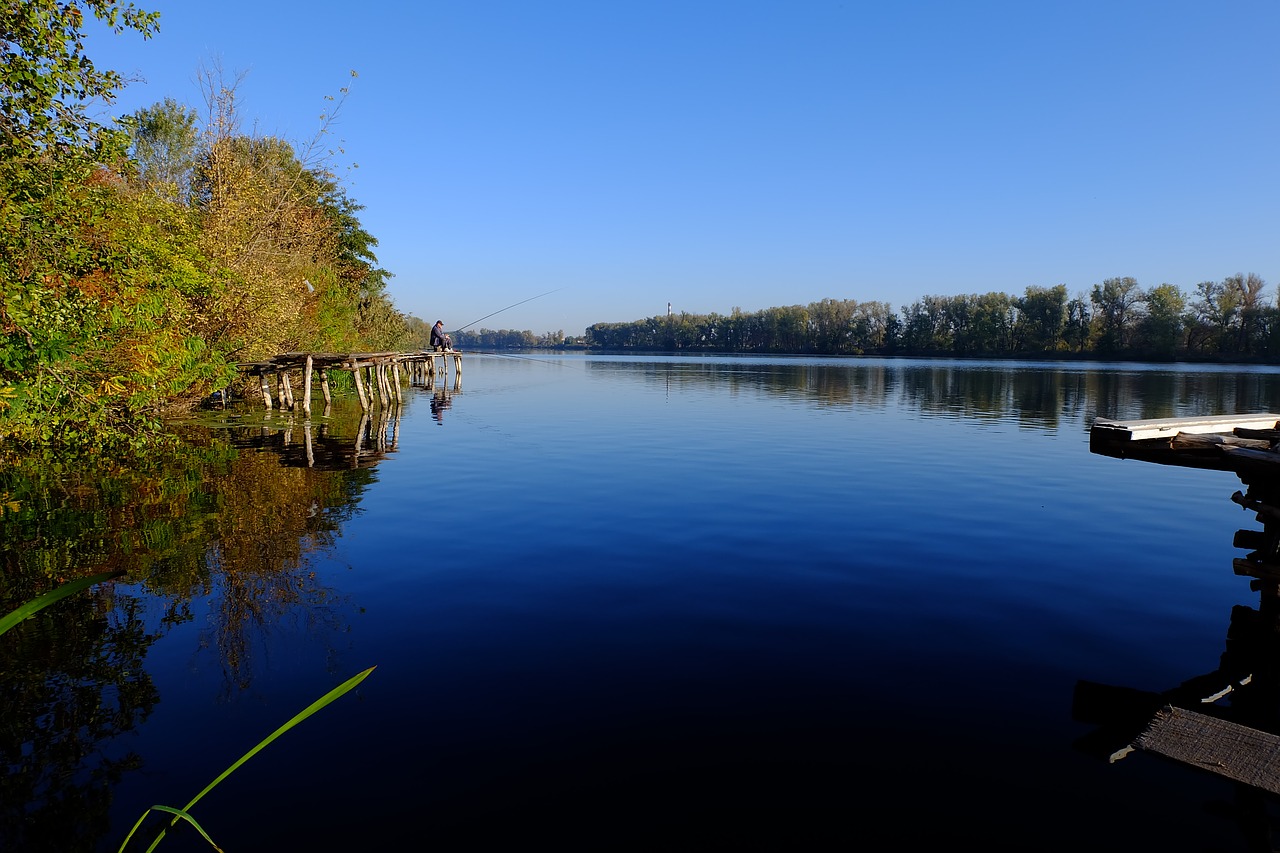 river  fisherman  morning free photo