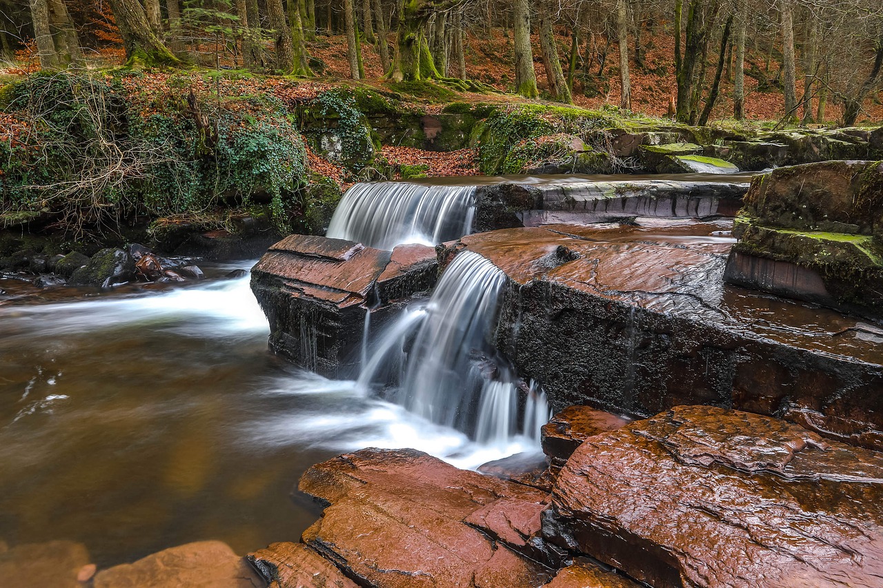 river  waterfall  wales free photo