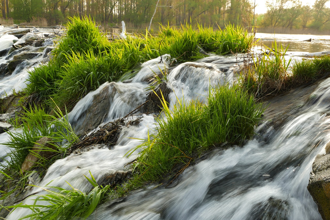 river  waterfall  nature free photo