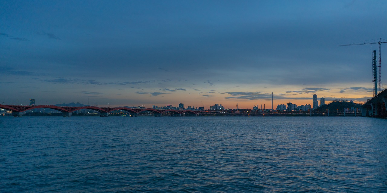 river  han river  seoul free photo