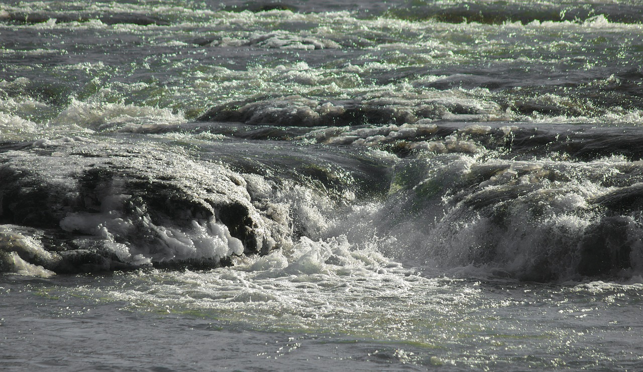 river waterfall water free photo