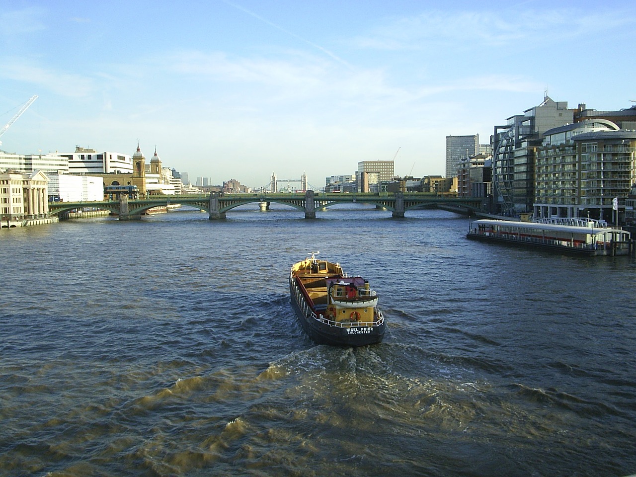 river thames london free photo