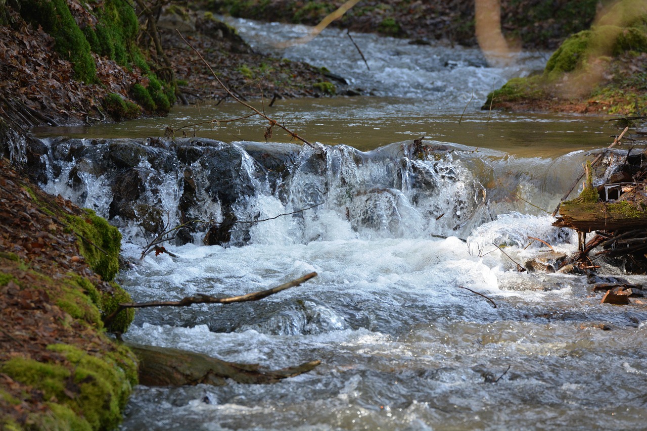 river waterfall water free photo