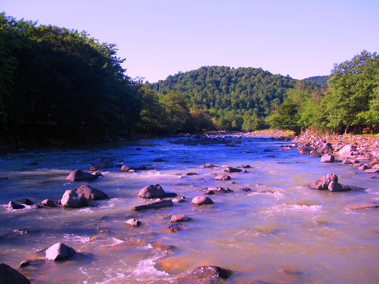 river nature kutaisi free photo