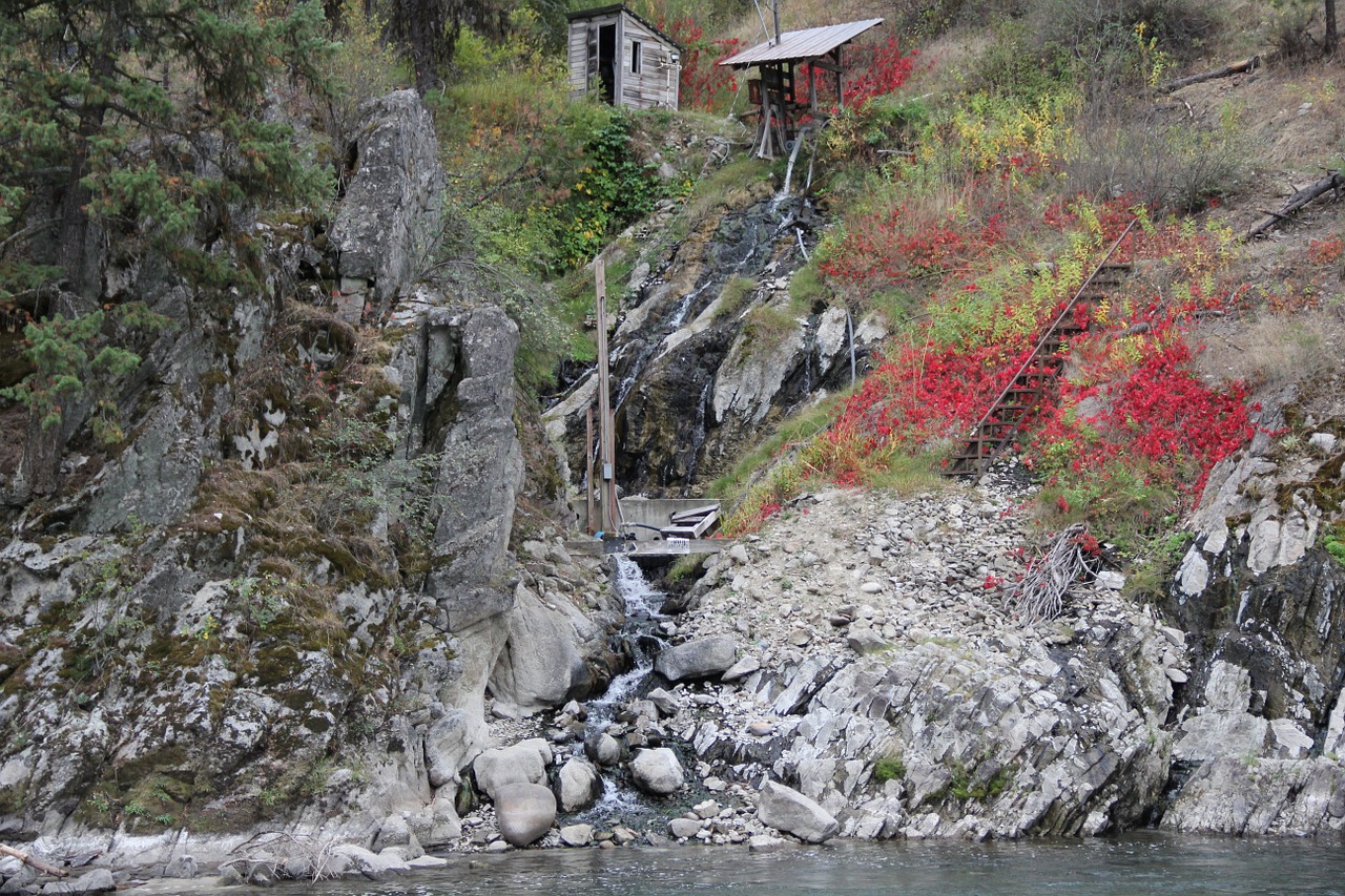 river shore water free photo