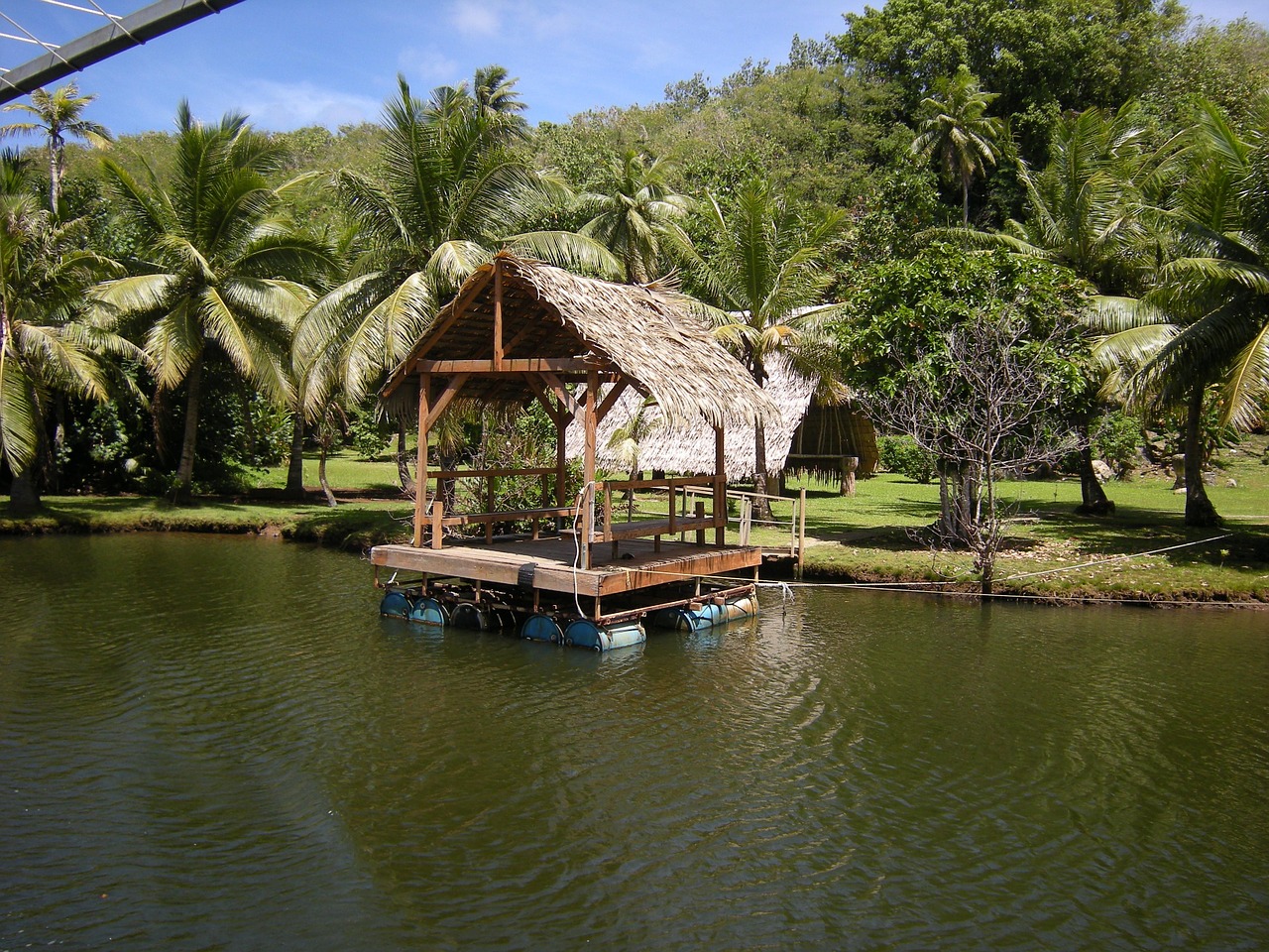 river hut guam free photo