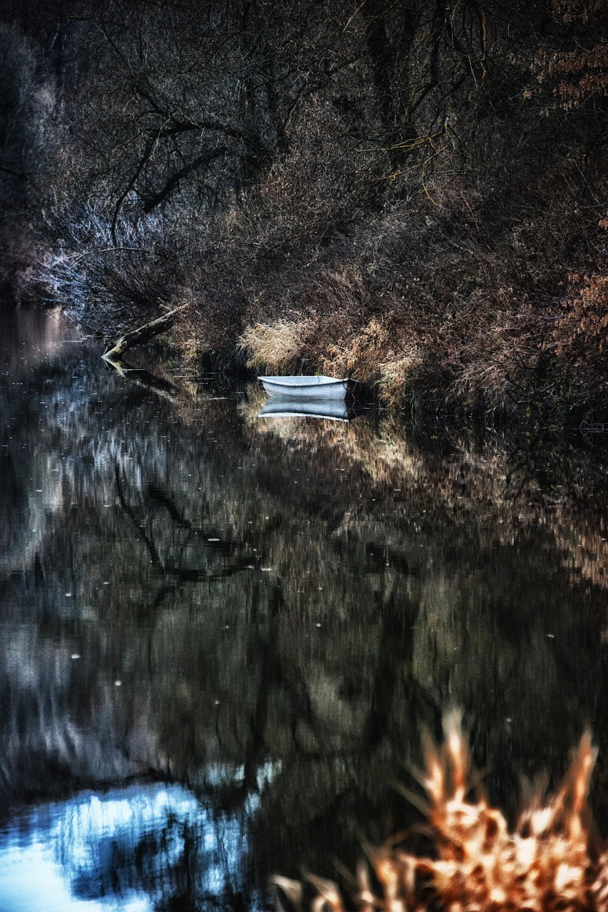 river quiet river autumn free photo