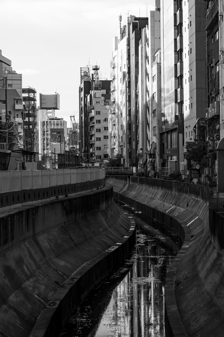 river shibuya tokyo metropolitan area free photo