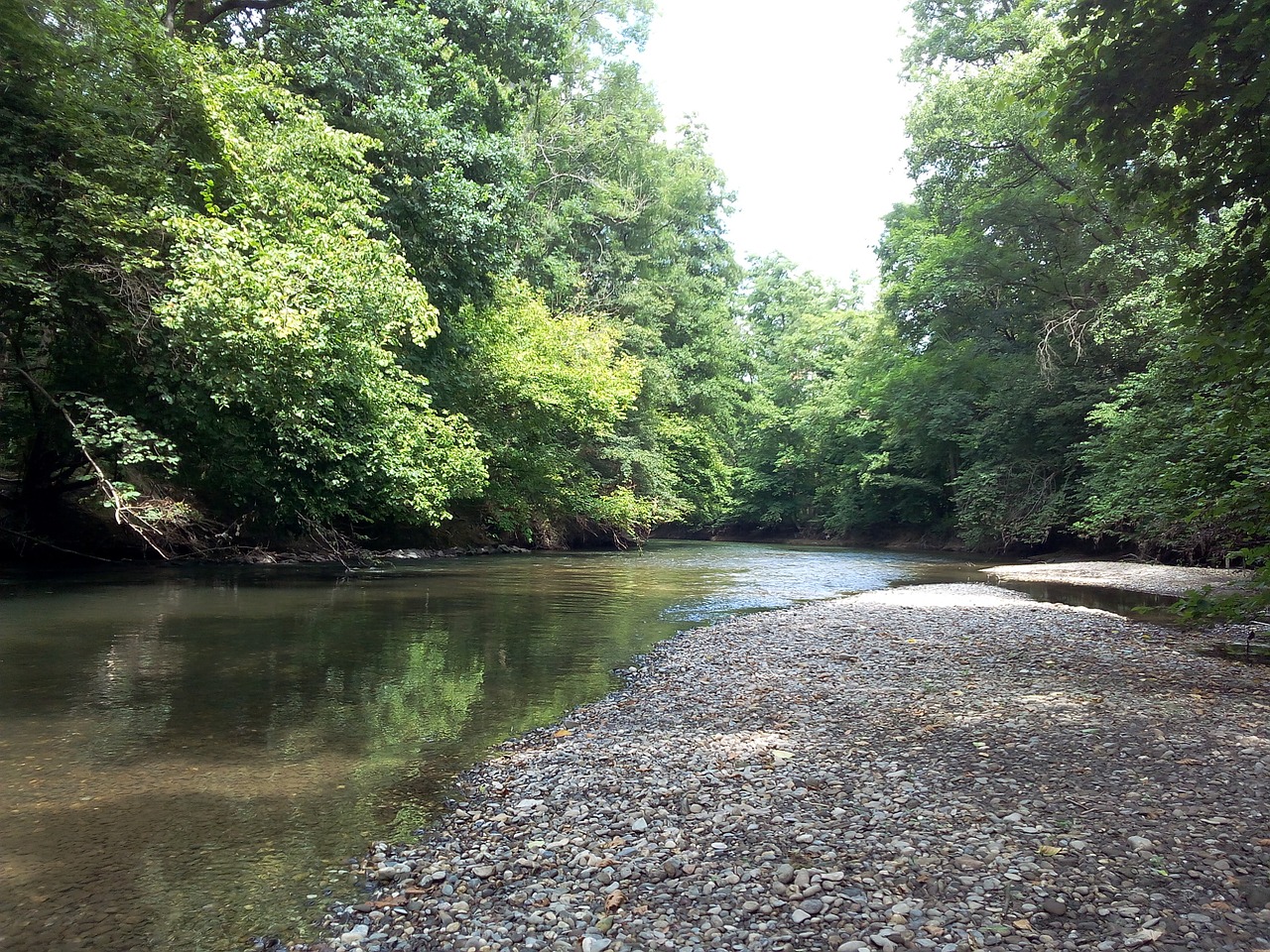 river bach beach free photo