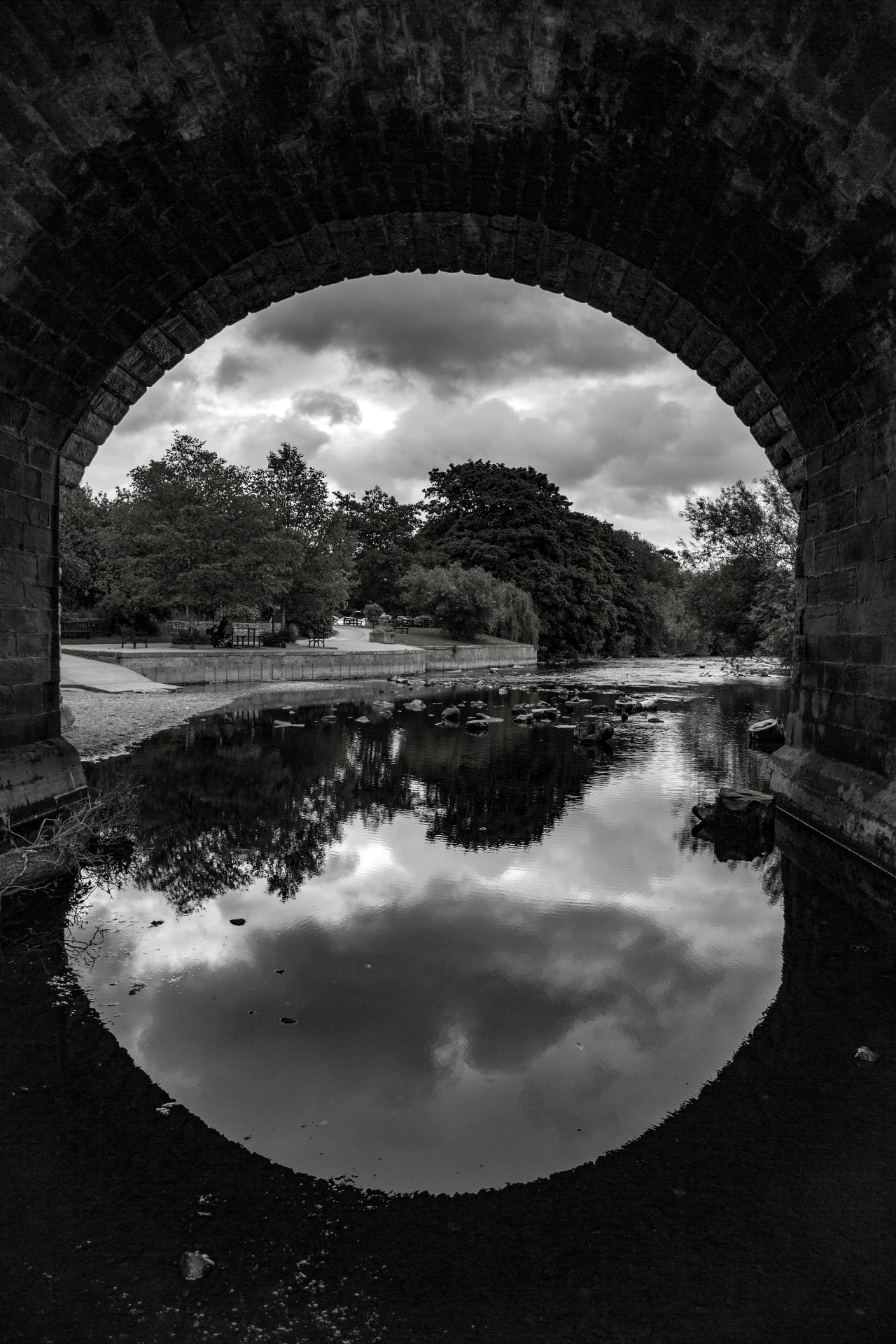 river bridge water free photo