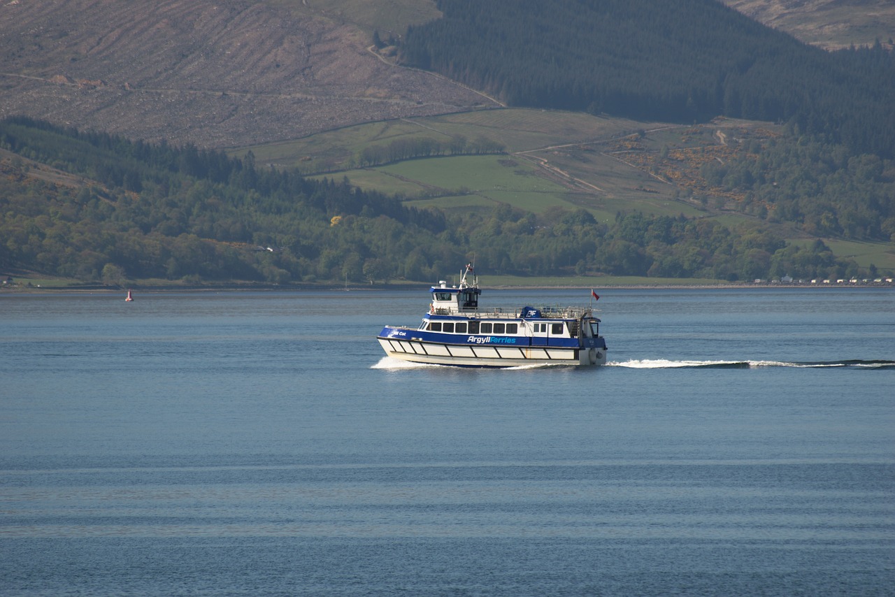 river clyde ferry boat free photo