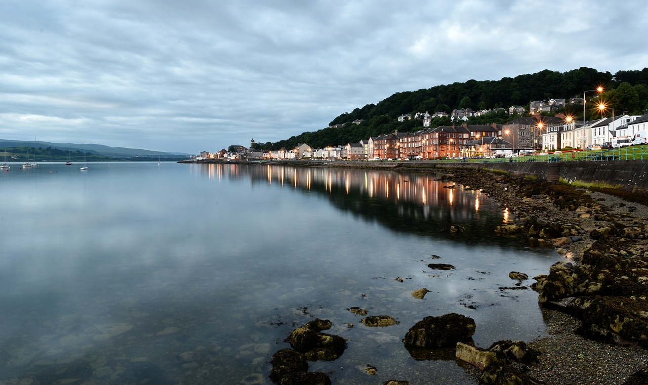 river clyde long exposure shore free photo