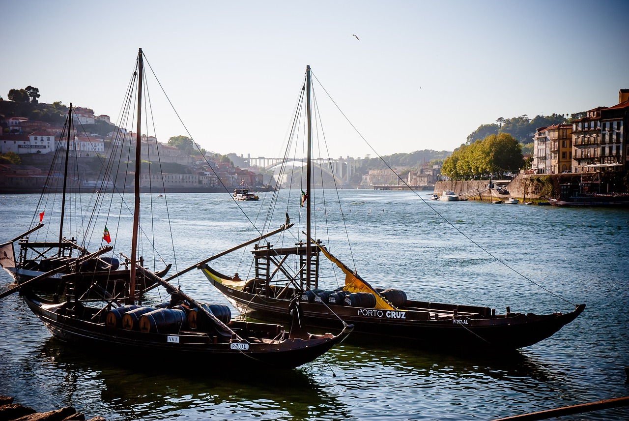 river douro porto rabelo boat free photo