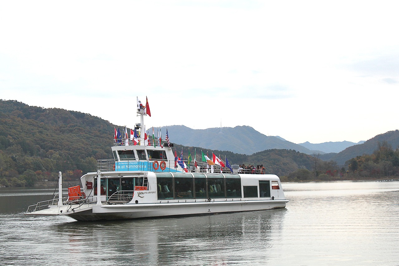river ferry boat transport free photo