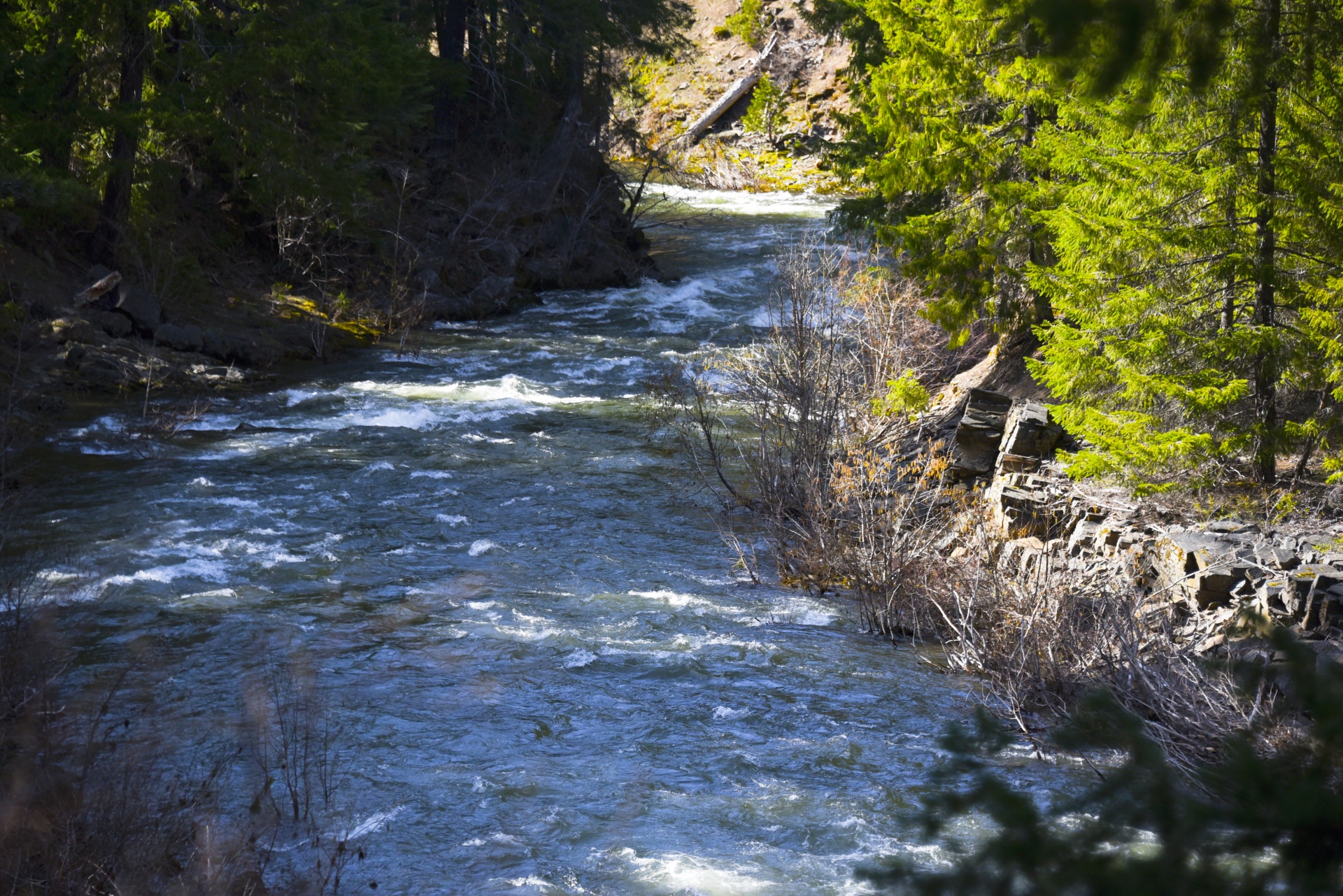 river water blue free photo