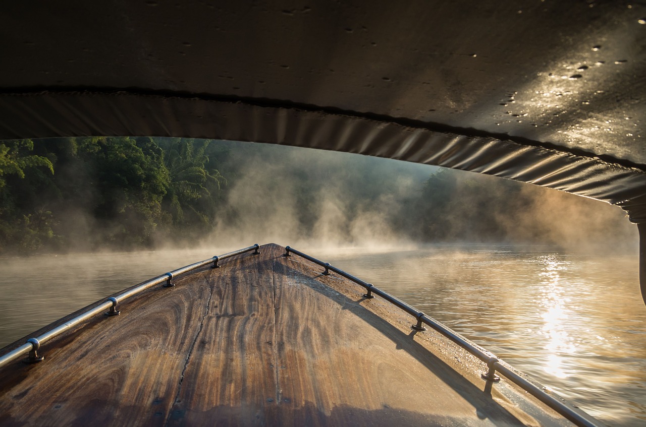 river kwai thailand boat trip free photo