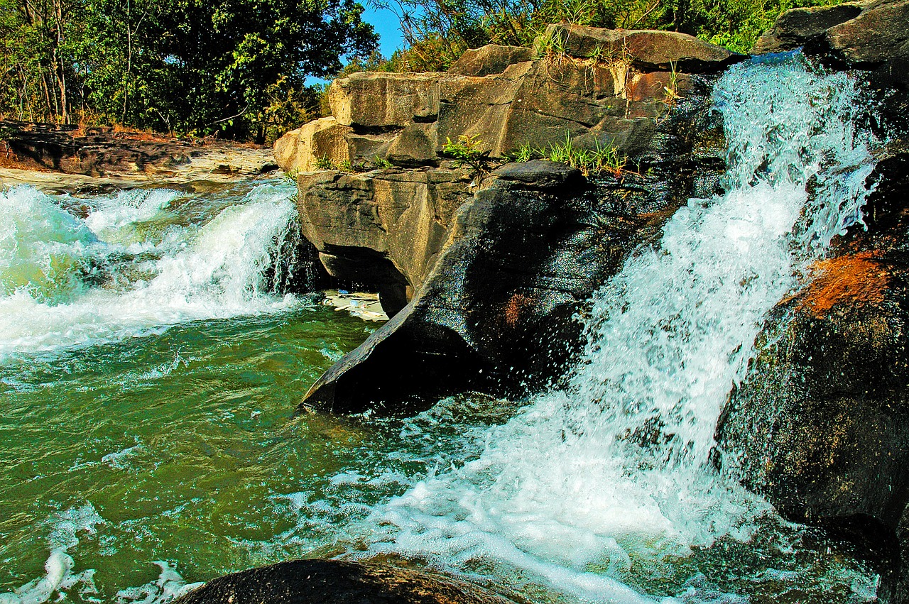 river landscape waterfall doi inthanon free photo