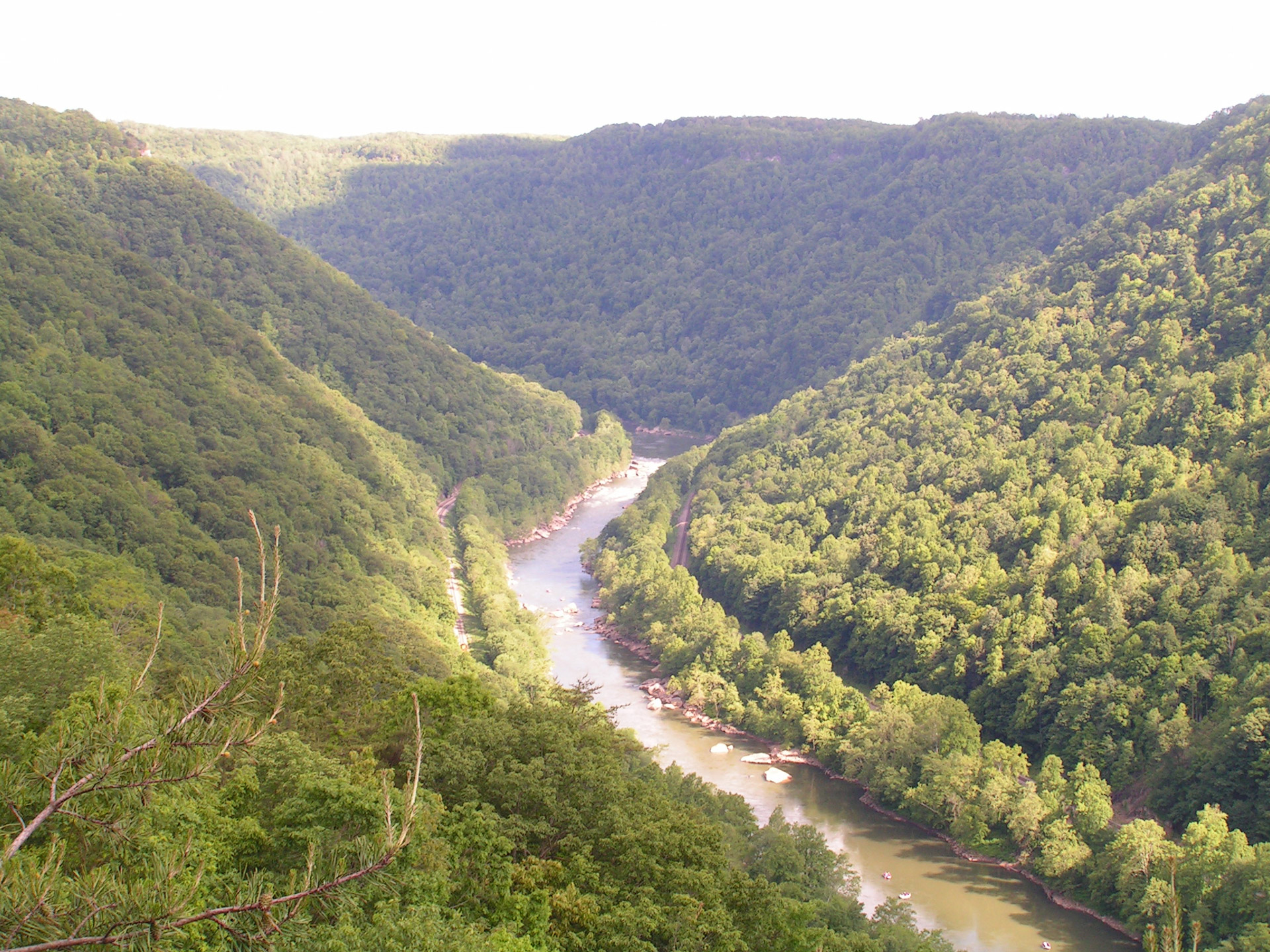 river overlook landscape free photo
